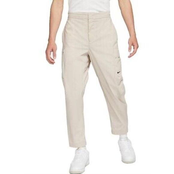 Nike Sportswear Style Woven Unlined Cargo Pants Mens 34 Beige DD7034-236 - Picture 1 of 13